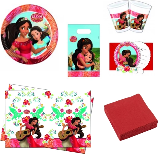 Elena of Avalor Partyset 49 Teile für 8 Personen