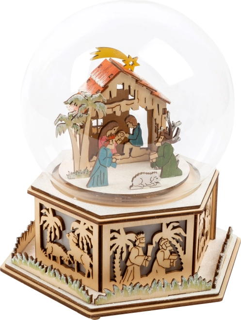 Small Foot Schneekugel und Spieluhr Krippe