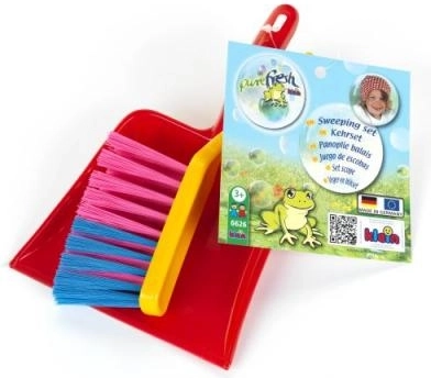 Plastischer Handfeger und Kehrschaufel für Kinder