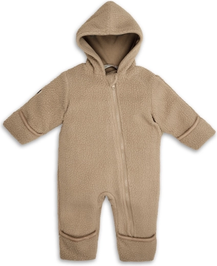 Lodger Winter-Overall Teddy beige 3–6 Monate