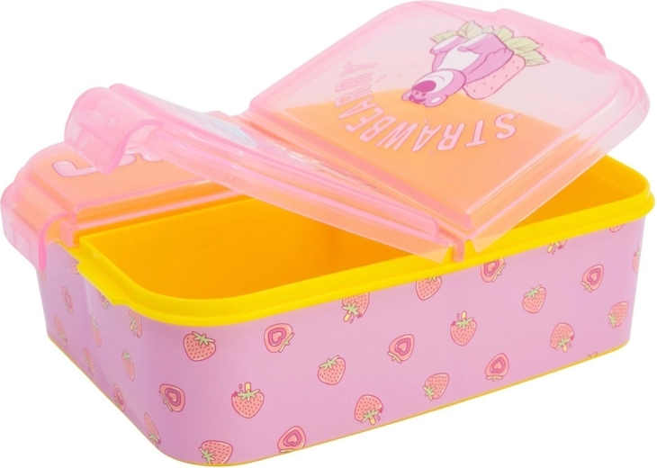 Drei Fächer für einen übersichtlichen Snack