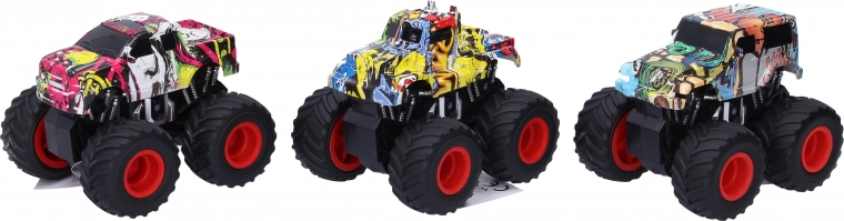 Geländewagen mit Schwungrad 12 cm