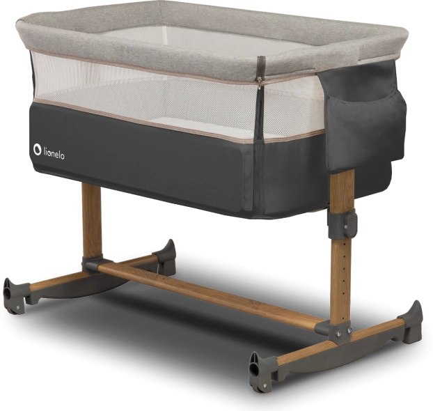 Beistellbett Lionelo Leonie – Grau