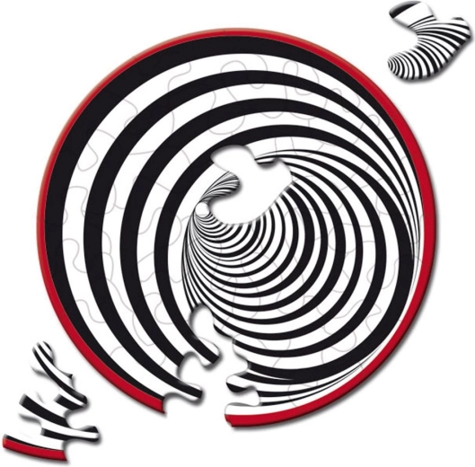 Curiosi rundes Puzzle Picoli Tunnel 33 Teile