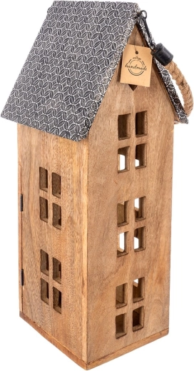 Robustes Mangoholz und Metalldach