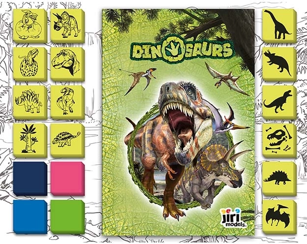 Spaßiges Stempeln – Dinosaurier