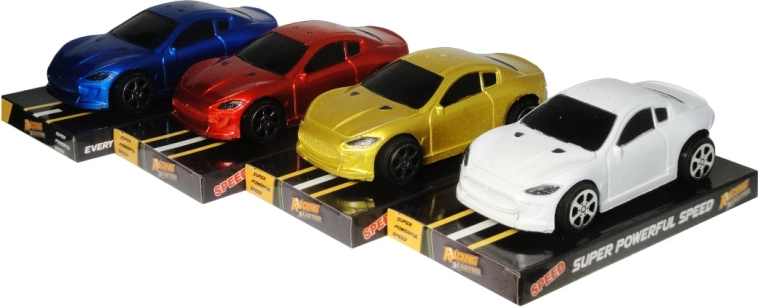 Auto mit Aufziehantrieb – buntes Spielzeugauto