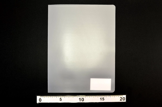 Beschreibbare Unterlage A5 aus PVC für Erstklässler