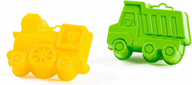 Sandförmchen in Form eines Zuges oder LKW – 1 Stück