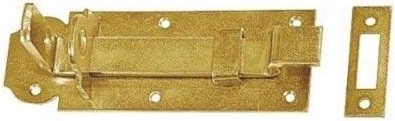 Verriegelungsriegel Typ Z 120 × 45 × 5 mm, galvanisch gelb verzinkt