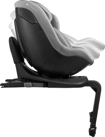 ISOFIX mit Stützfuß und mehreren Neigungspositionen