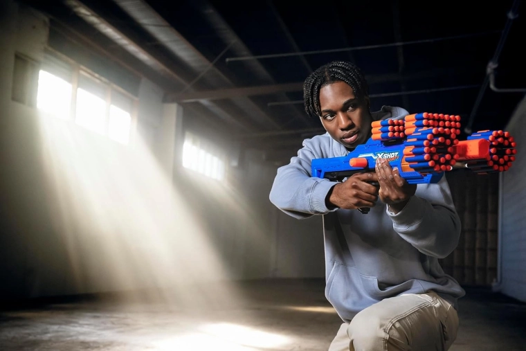 Reichweite bis zu 27 Meter und Air Pocket Darts