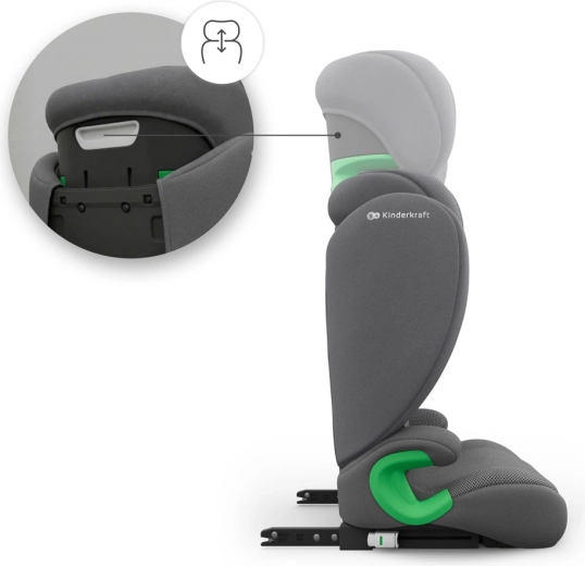 Wächst mit dem Kind und ist auch auf längeren Fahrten bequem