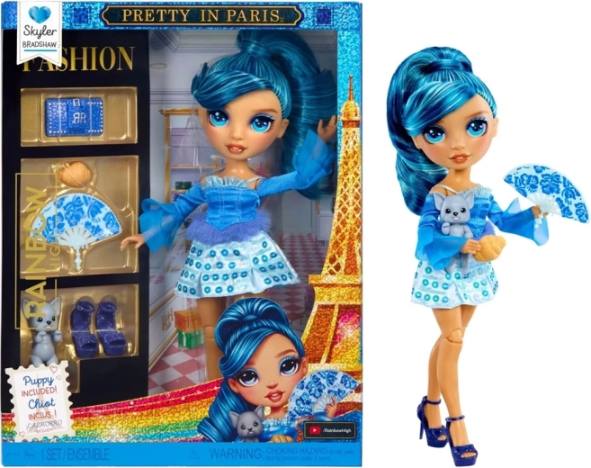 Rainbow High Pretty in Paris Modepuppe Violet