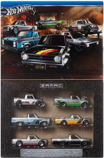 Hot Wheels Zamac Multipack – Set mit 6 Autos 1:64