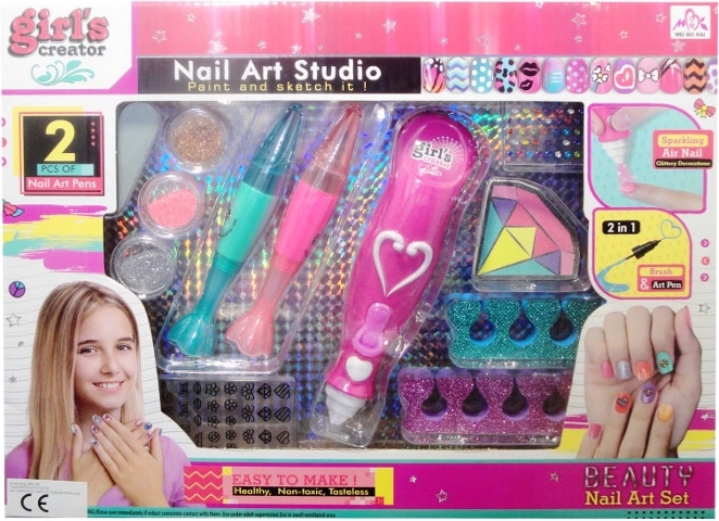 Kreatives Nagelset für Kinder