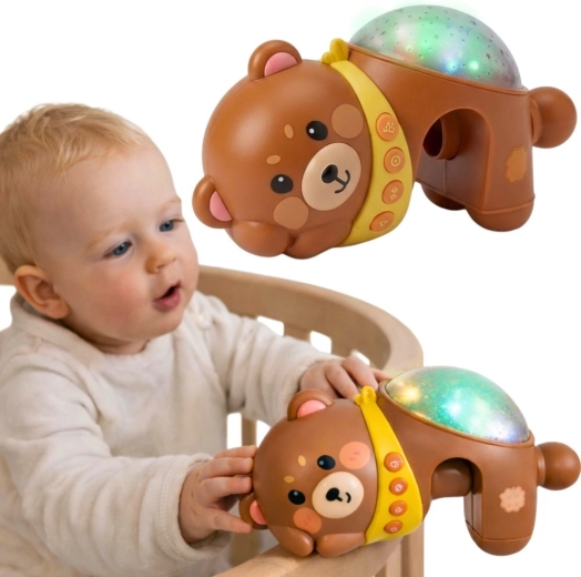 Woopie Baby Bärchen-Nachtprojektor mit Melodien für das Kinderbett