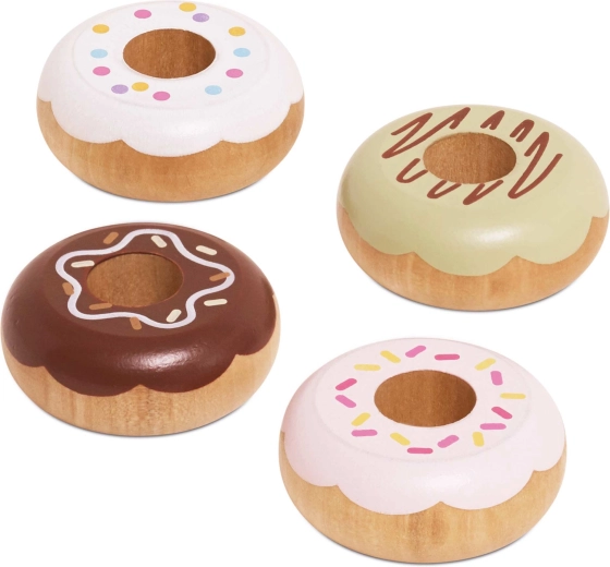 Holz-Donuts für die Kinderküche Le Toy Van (4 Stk.)