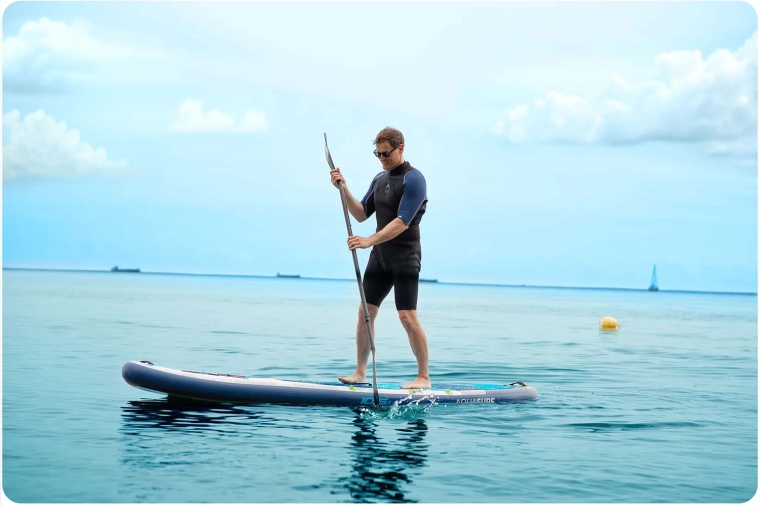 Sicherer Stand dank rutschfestem EVA-Deck