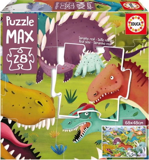 EDUCA Puzzle Dinosaurier 28 Teile