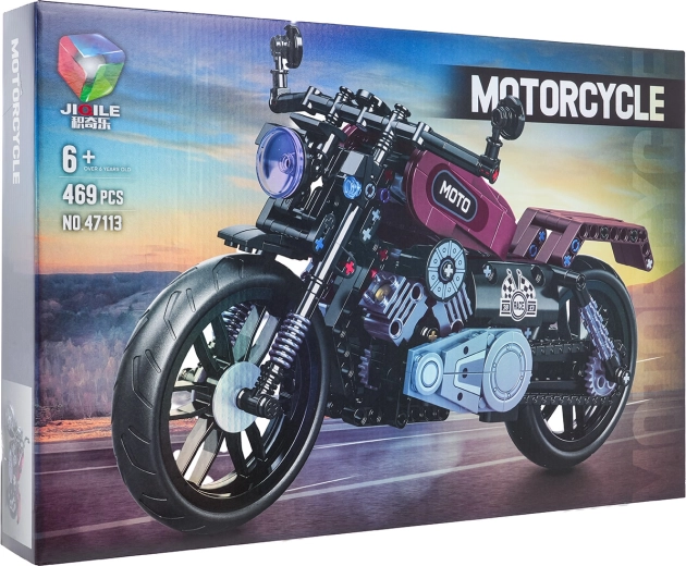 Motorrad-Bausatz, 469 Teile