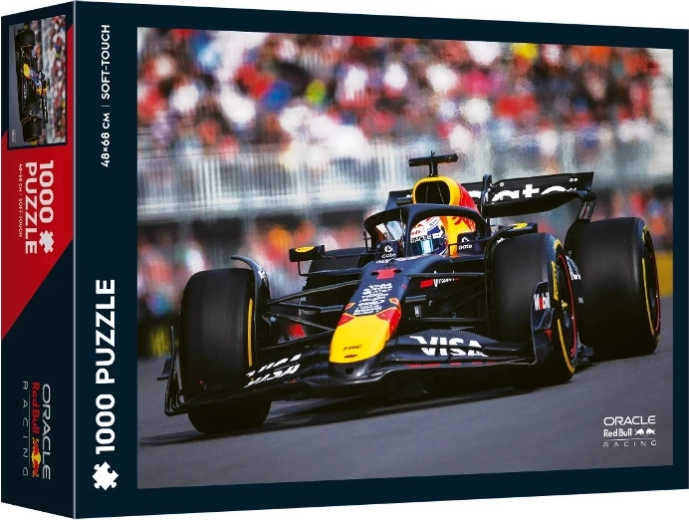 Puzzle 1000 Oracle Red Bull Racing – Geschwindigkeit und Präzision