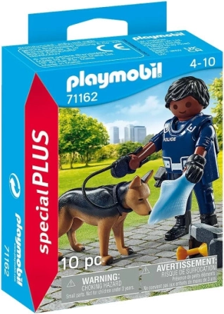 Playmobil Special Plus Figur – Polizist mit Diensthund