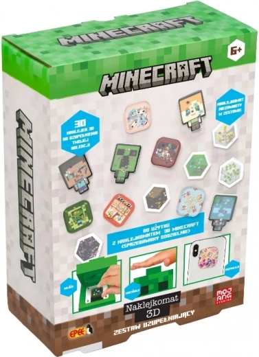 Naklejkomat 3D – Ergänzungsset Minecraft