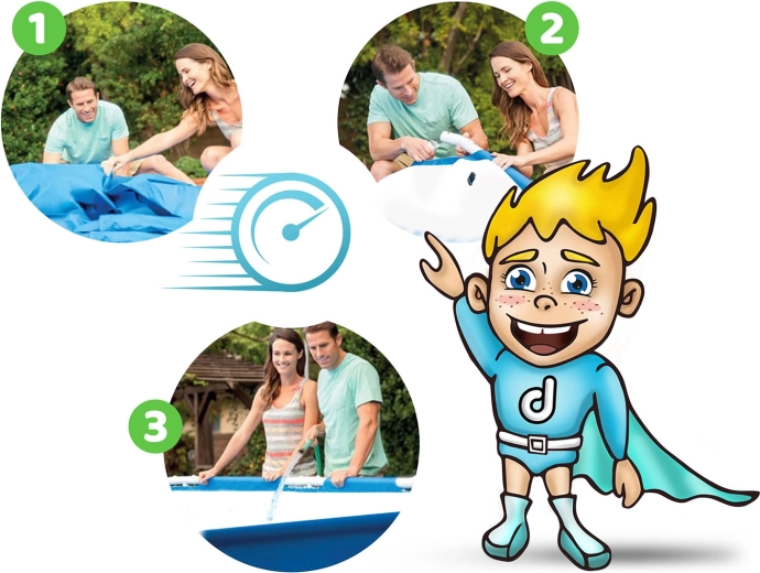 Schnelle Montage ohne Werkzeug