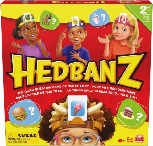Gesellschaftsspiel Hedbanz - Erraten von Charakteren und Objekten