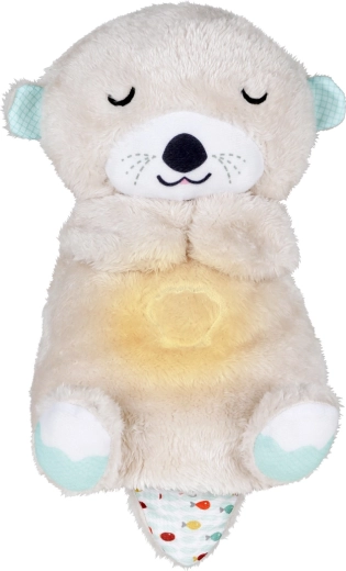 Plüschige atmende Spieluhr mit Musik Chipolino Otter Biscuit