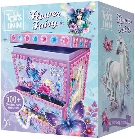 Kreative Mosaik-Schmuckschatulle FLOWER FAIRY Iris – TOYS INN