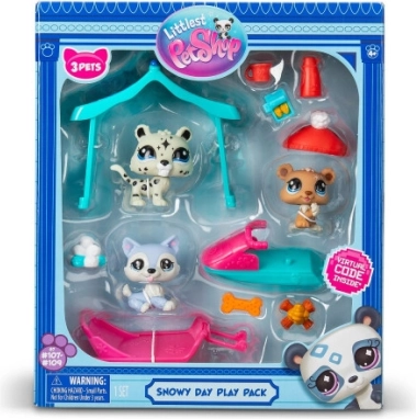 Spielset Littlest Pet Shop Schneetag