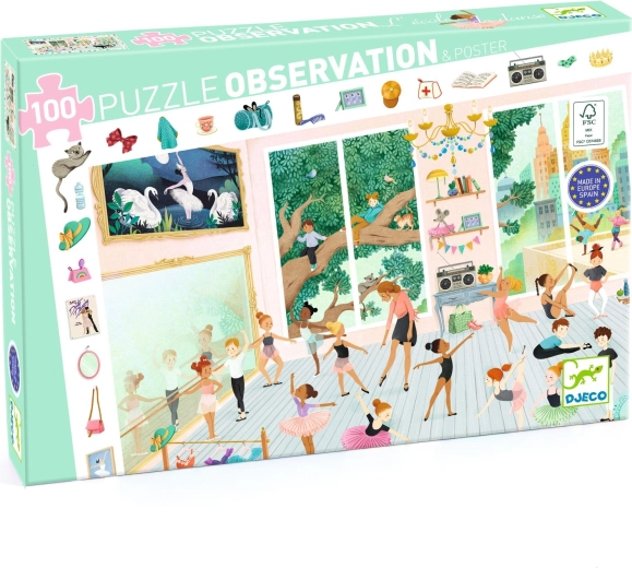 Hochwertige Verpackung mit Poster