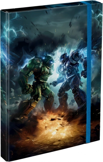 BAAGL Mappen für Schulhefte A4 Roboter