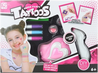 Batteriebetriebenes Tattoo-Studio für Kinder