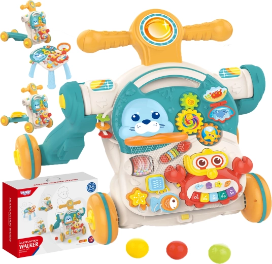 Multifunktionales interaktives Kinderfahrzeug WOOPIE 4v1