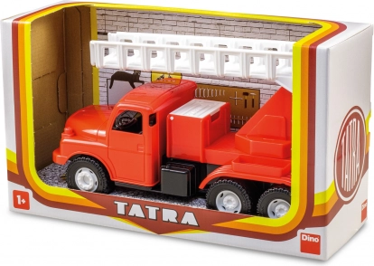 Tatra 148 Feuerwehr 30 cm – Feuerwehrfahrzeug aus Kunststoff mit ausziehbarer Leiter