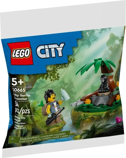 LEGO City Begegnung mit einem Gorilla-Baby - 1 Stück