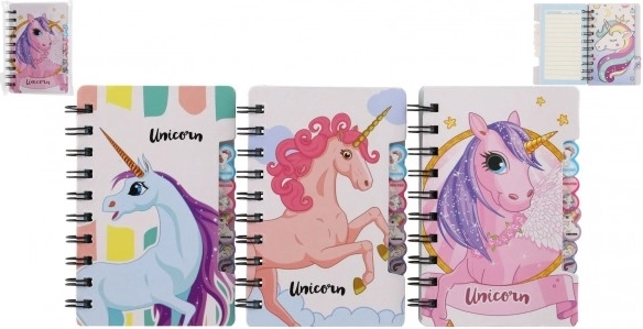 Notizblock mit Einhornmotiv