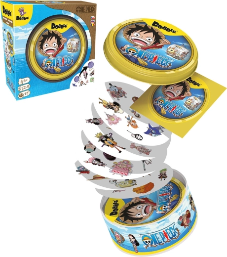 Asmodee Dobble One Piece – Reaktionsspiel in der Metalldose