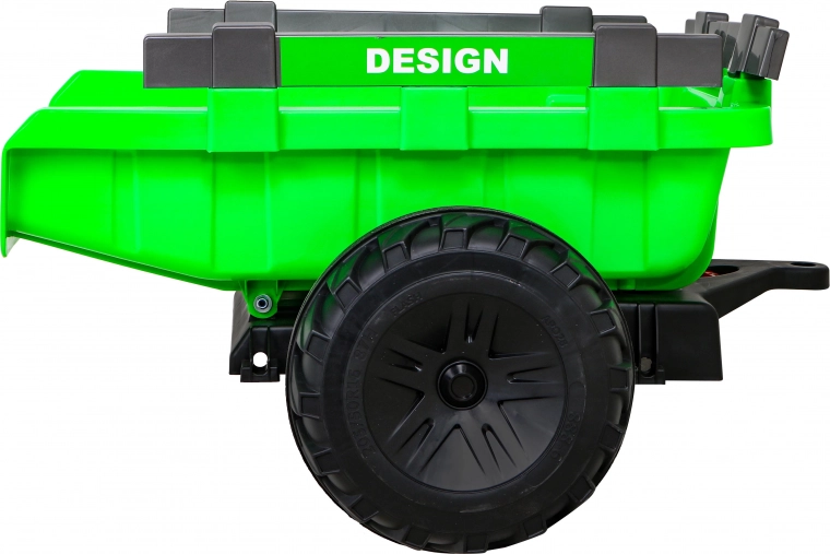 Anhänger mit kippbarer Ladefläche für noch mehr Spaß