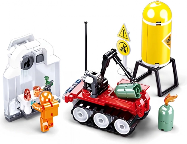 Sluban Feuerwehr – ferngesteuerter Roboter Bauset