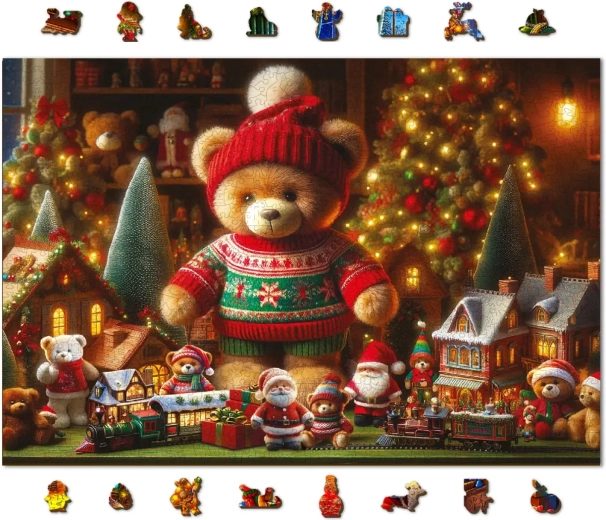 Zauberhafte weihnachtliche Motive, die Freude bereiten