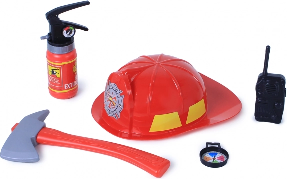 Feuerwehr-Set mit Helm und Zubehör für Kinder