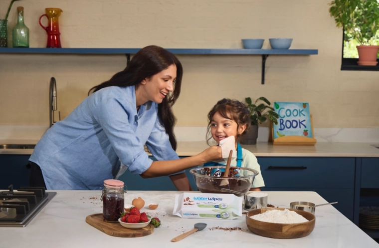 Texturierte Oberfläche für effektive Reinigung