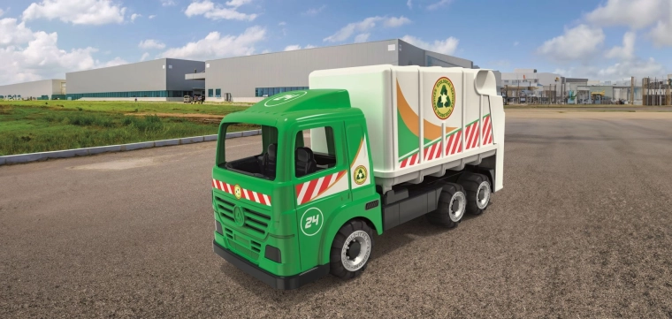 Gummierte Räder für leises und sanftes Fahren