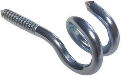 Verzinkter Schraubhaken zum Aufhängen (Set 10 Stk.)