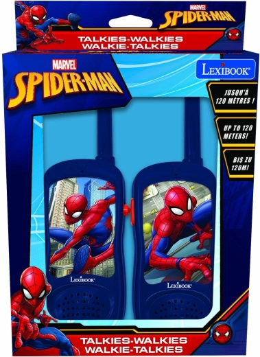 Kinder-Walkie-Talkies LEXIBOOK SPIDER-MAN mit einer Reichweite von 120 m