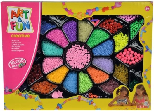 Geschenkset Perlen A&F, 10.000 Stück inklusive Zubehör